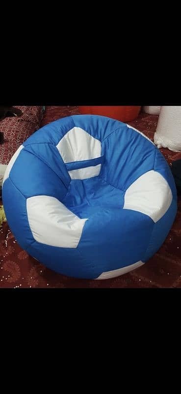 Football bean bag sofa 4