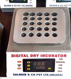 Dry incubator. . for medical lab.