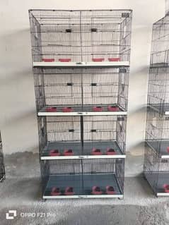 8 Portion folding cage for lovebirds