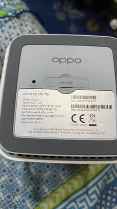 oppo 5G Outdoor router sim CPE