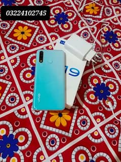 Vivo Y19 256Gb Rom+ 8Gb Ram. 5000mah Battery with Genman Charger & Box