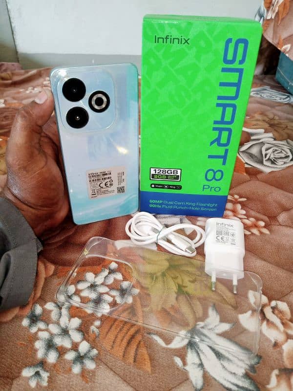 Infinix smart 8 pro 8/ 128. . 0321//24//57//510 2