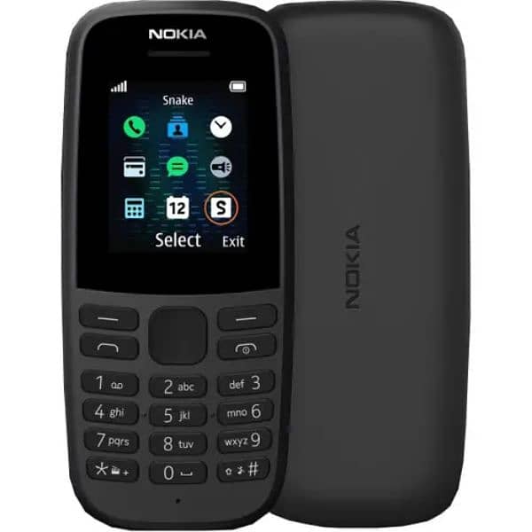 Nokia 105 Dual Sim PTA Proved Box Pack Mobile Phone 1