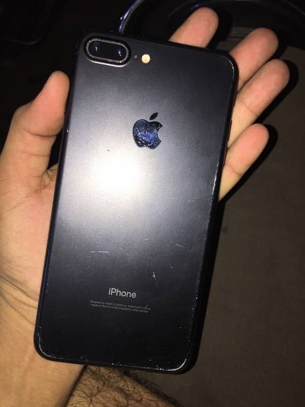 iPhone 7 Plus pta approve black 128 hn w nmber 03357430741 1