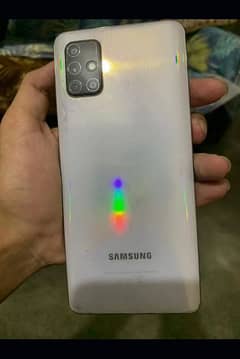 samsung a71 8/128 ha minor shade ha just sale