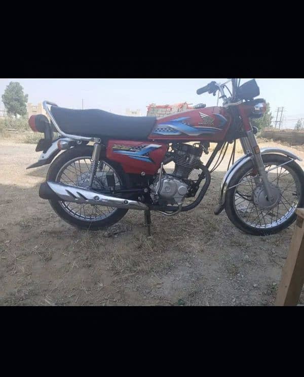 Seeing is believing, Honda CG-125 Red 2024 Registered Hyderabad 1