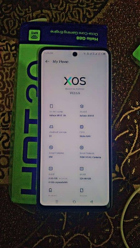 INFINIX HOT 30 8+8/128  G88 4