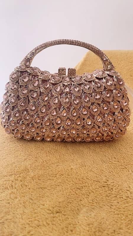 Branded bridal Clutch 0