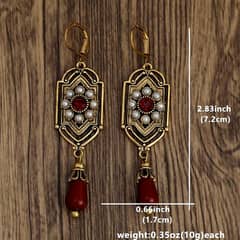 Waterdrop stone Earing jewellery