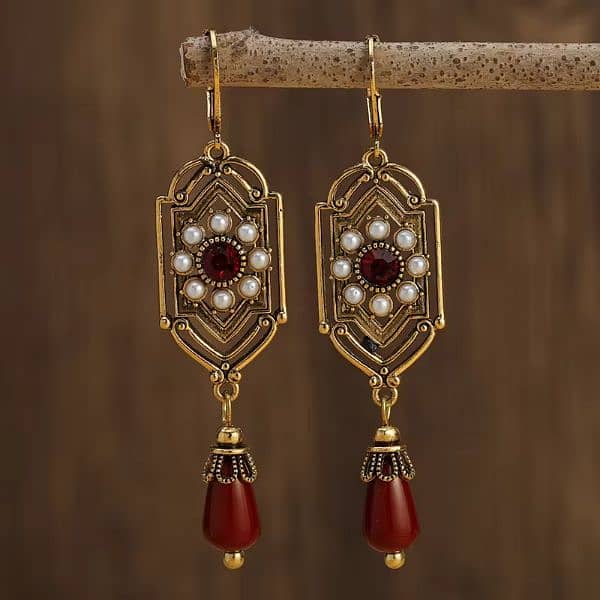 Waterdrop stone Earing jewellery 2