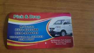 Pick and drop service