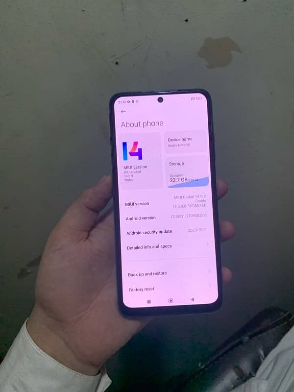 Redmi note 10 4gb 128 gb 6