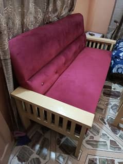 5 seater sofaset with table new