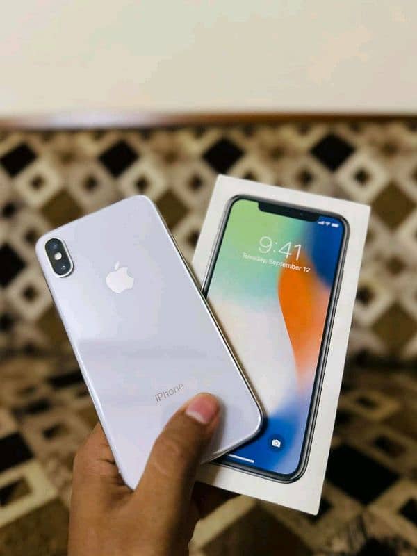 iPhone X 256 GB pta approved 0301-164/1006 My Whatsapp Number 0