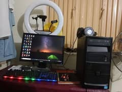 Gaming PC- Core i5 3470 + GT 730 GPU + 75 Hz Monitor 128GB SSD 8GB RA