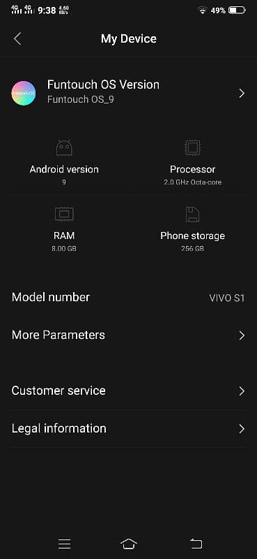 Vivo S1 8Gb / 256 Gb 3