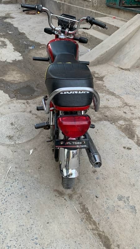 honda 70 cc 2021 model new h no repairs bilkul okay 3