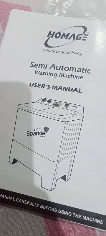 SEMI-AUTOMATIC WASHING MACHINE SPARKLE SERIES 2