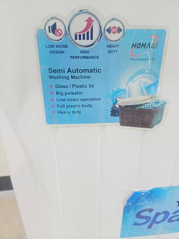 SEMI-AUTOMATIC WASHING MACHINE SPARKLE SERIES 5