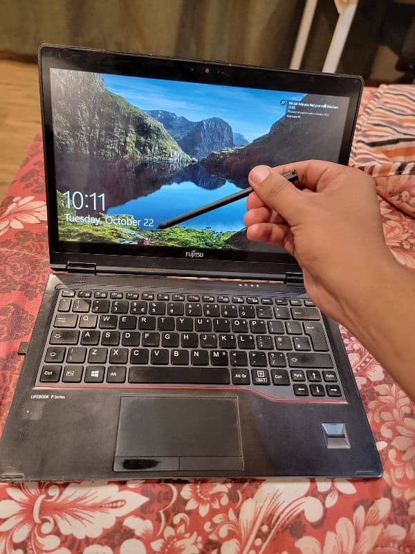 Fujitsu lifebook p series i5 7th generation touch stylus 1