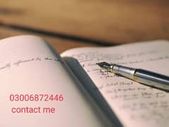 Assignment writing work Part Time/Full Time Daily payments 03006872446