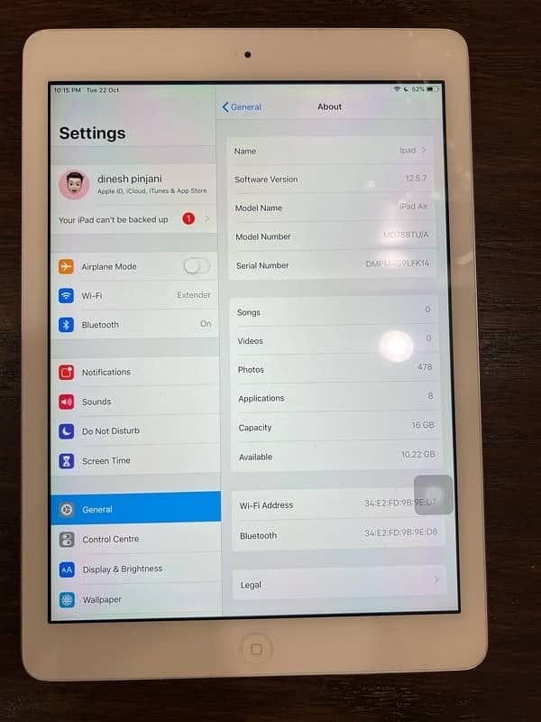 ipad air 1 1