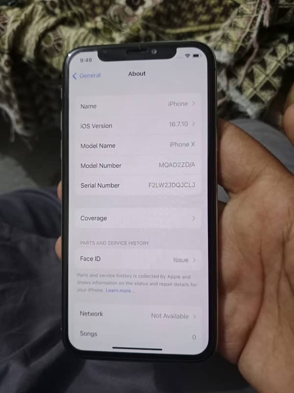 iPhone X non pta unlocked  urgent sale 12