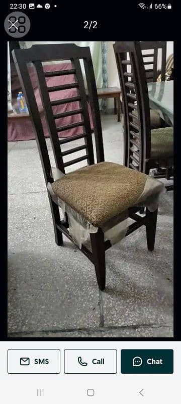 cloth stand nd chairs table 7