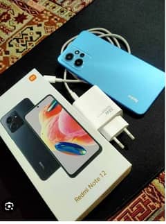 Redmi note 12 full box pin Pak 2 ma use Kia ha all ok