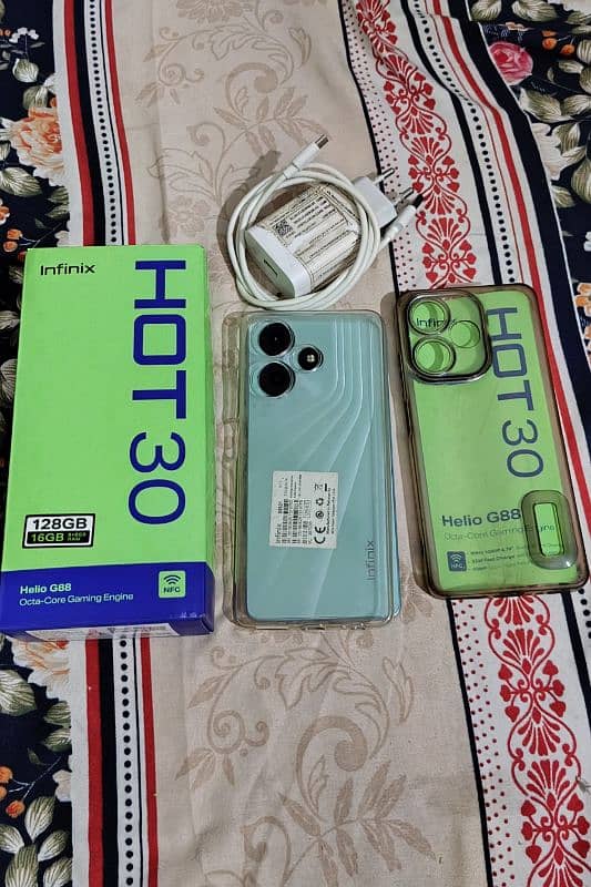 infinix hot 30 3 to 4 months usage 8GB RAM vs 128 GB storage good cond 8