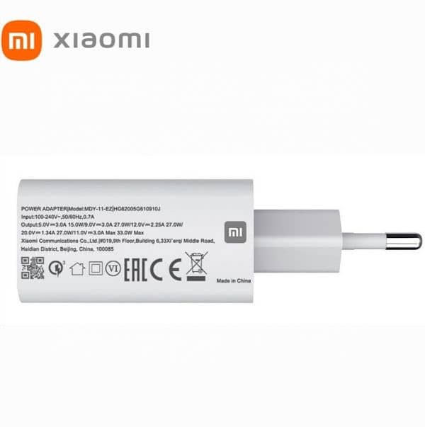 Xiaomi Redmi 33 watt original box pulled charger is available for sale 3