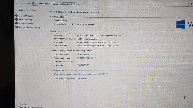 LENOVO X131 core i 3 | 3rdgen  |  mint condition refurbished stock 8