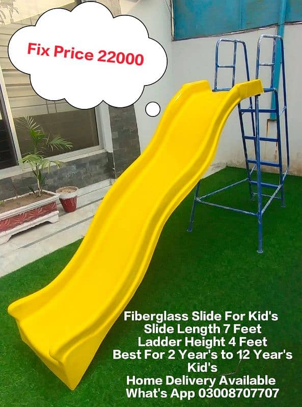 outdoor swing and slide 12