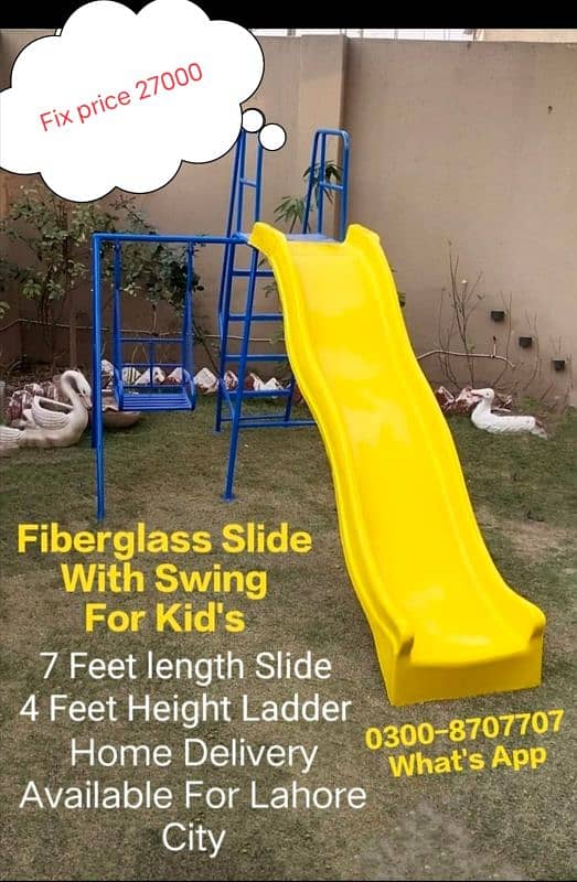 outdoor swing and slide 13