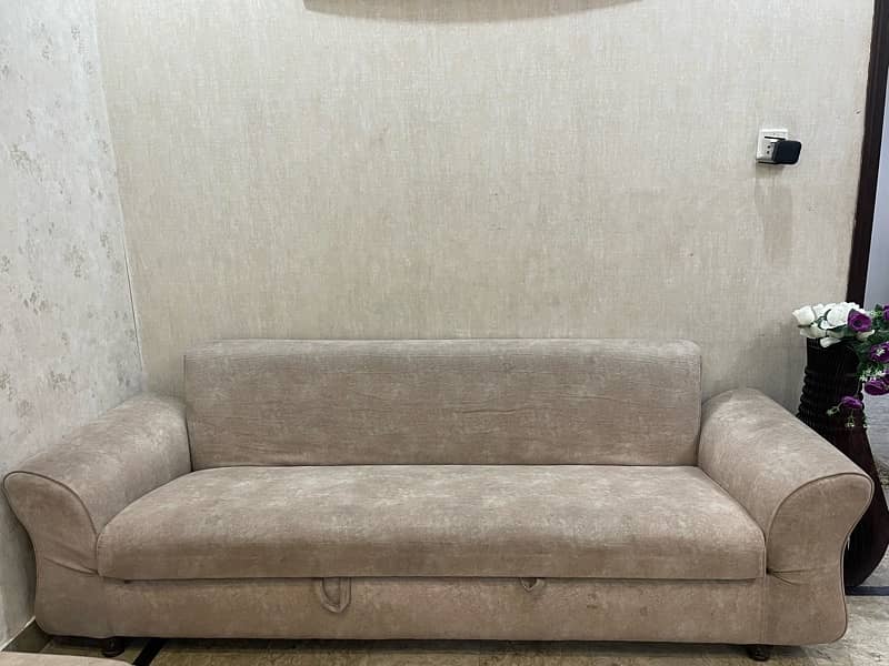 Stylish and Comfortable Sofa Bed for Sale – Gently Used 1