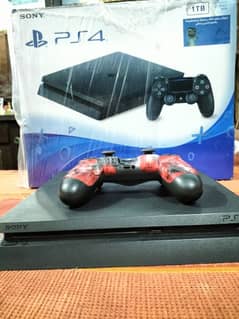 ps4 slim 1tb jailbreak 10/10 condition box all cables and usb