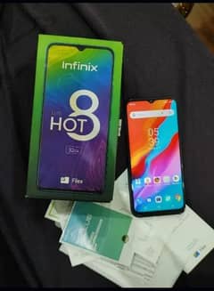 infinix  hot 8 lite all ok 10 by 10 exchange possible 0