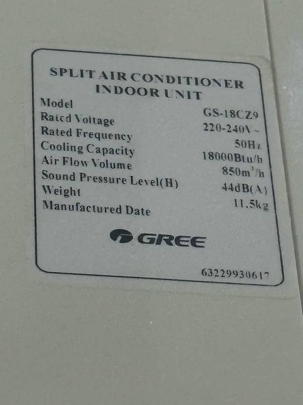 Gree 1.5 ton non invertor AC 2