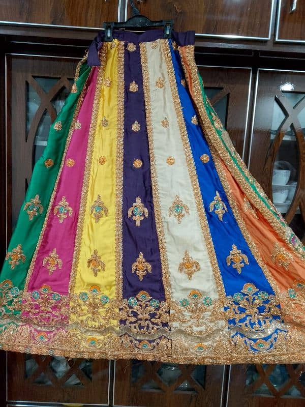 Heavy Embroidered Lehenga with Dupatta 1