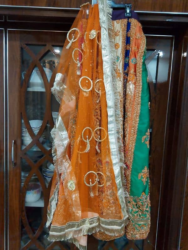 Heavy Embroidered Lehenga with Dupatta 2