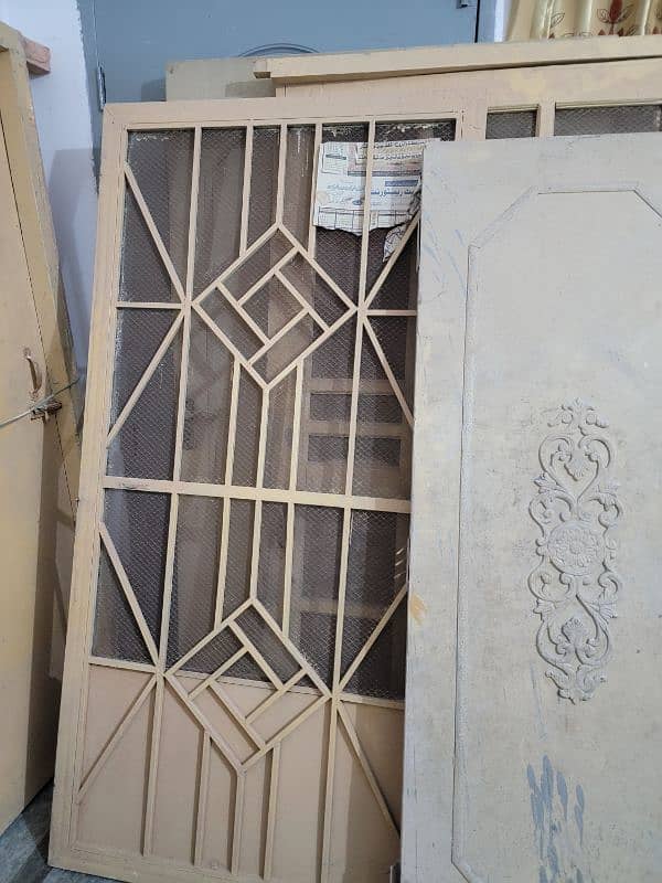 Used wooden & Iron doors 1