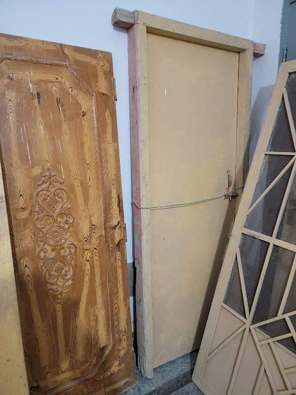 Used wooden & Iron doors 2