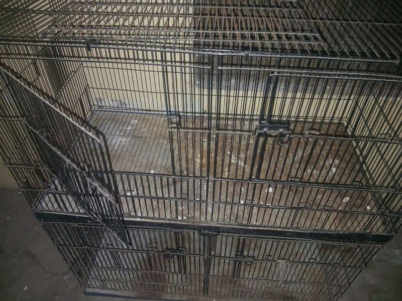 Birds Cage with Separators Good Quality 1