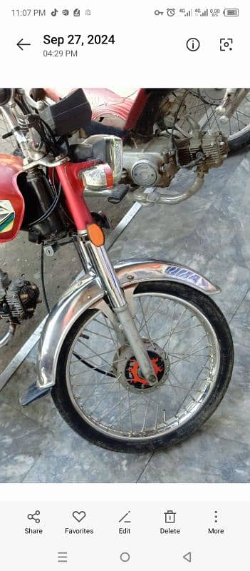 Honda CD 70 call or WhatsApp 03067506751 4