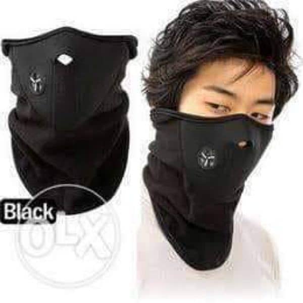 Neoprene, Fleece & Polyester Face Mask for Bikers550 2