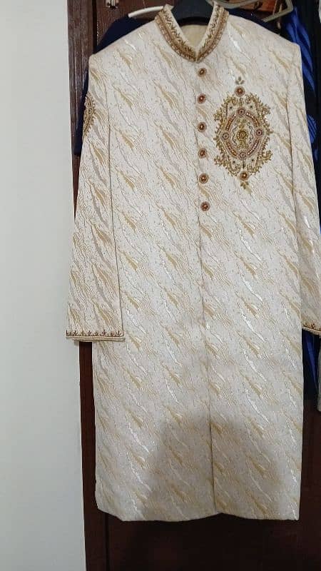 Groom (Dulhay ki sherwani) One time use only! Almost New 1