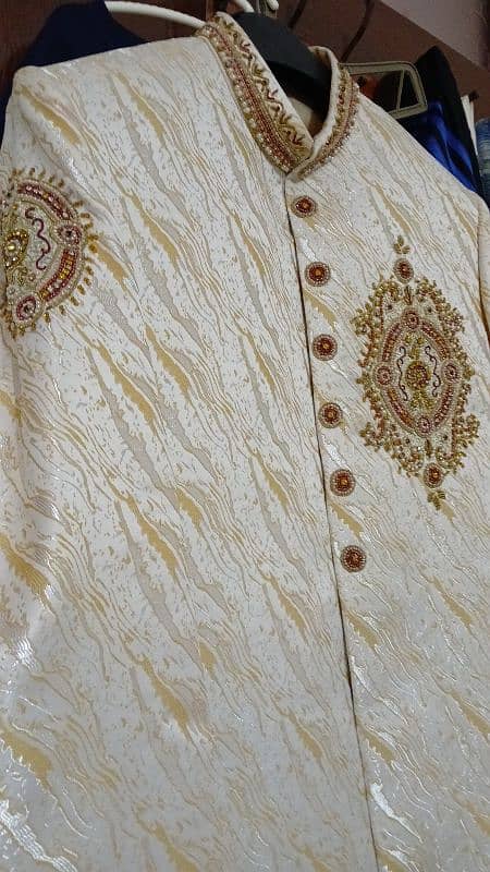 Groom (Dulhay ki sherwani) One time use only! Almost New 4