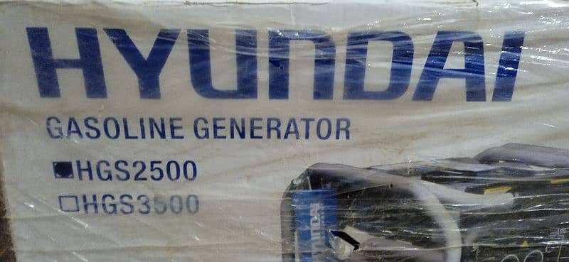 Hyundai Generator 3.5 KVA 0