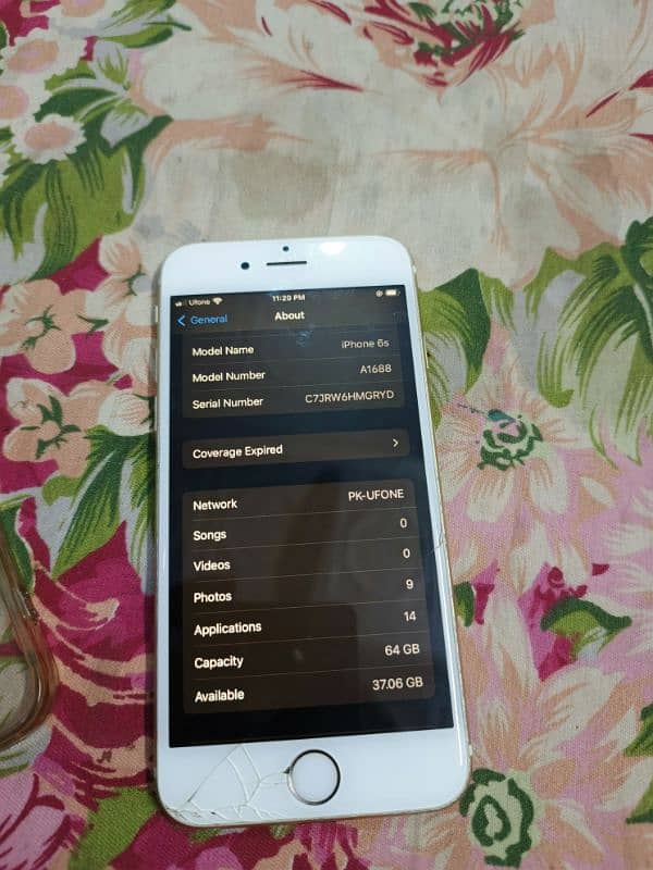 iphone 6s 64GB PTA approved 3