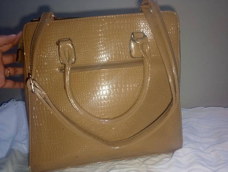 bag in a beige color 1